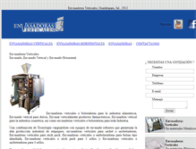 Tablet Screenshot of envasadorasverticales.com